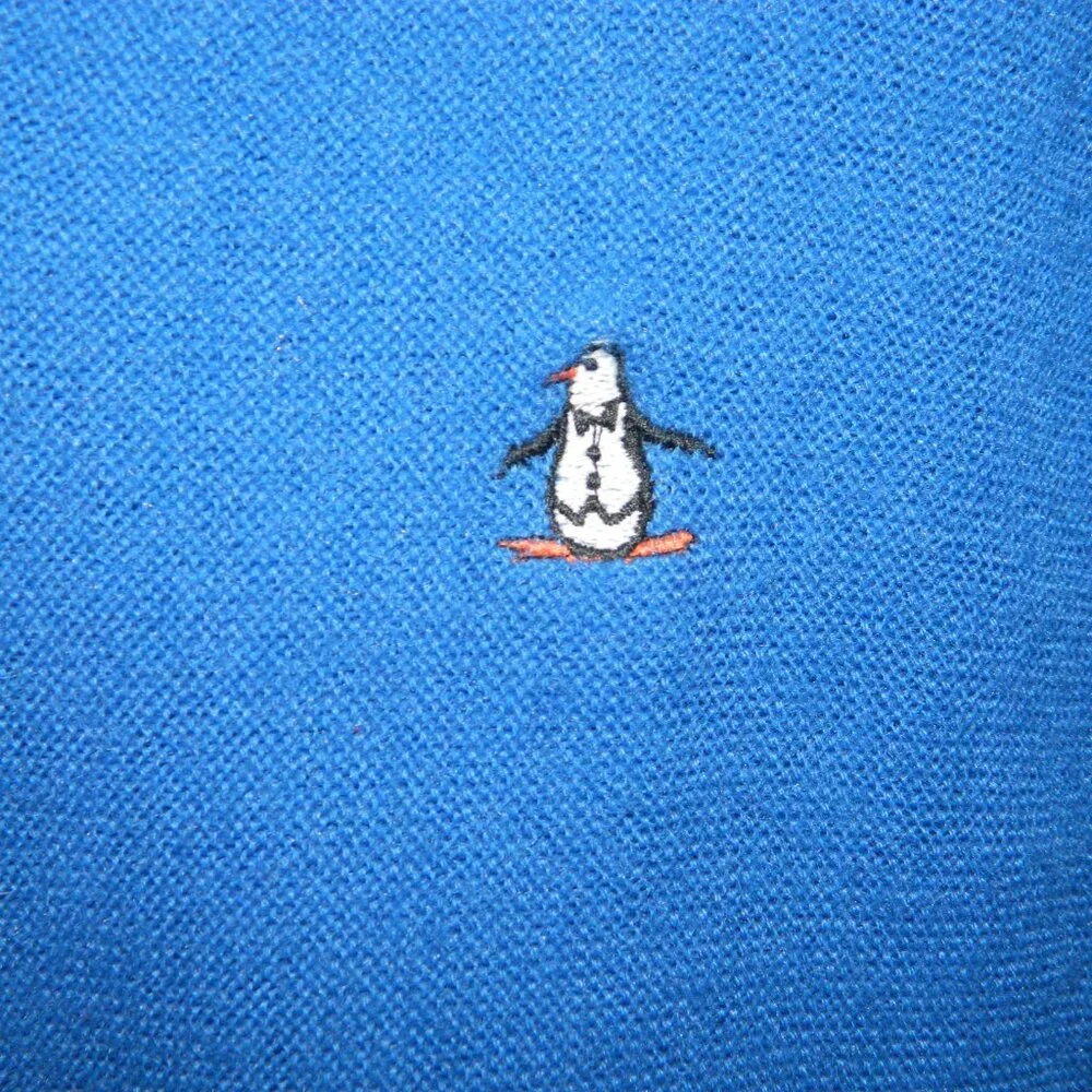 Vintage Grand Slam Penquin Munsingwear V Neck Sweater Sz L (E-3)